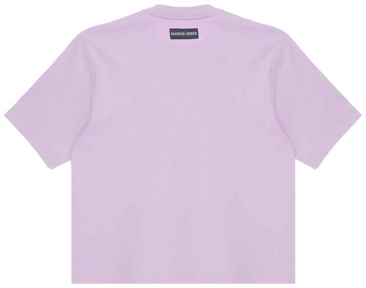 Marine Serre Sport Jersey Loose Fit T Shirt Sweet Lilac