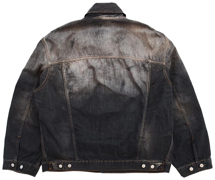Acne Studios Oversized Denim Jacket Black