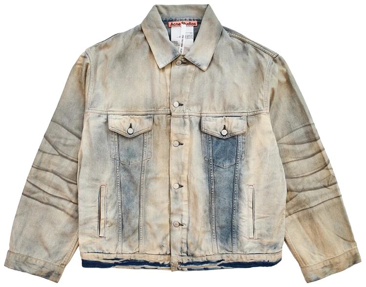 Acne Studios Oversize Denim Jacket Blue