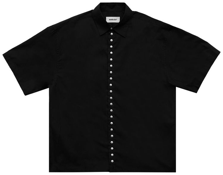 Ambush Pearl Button Shirt Black