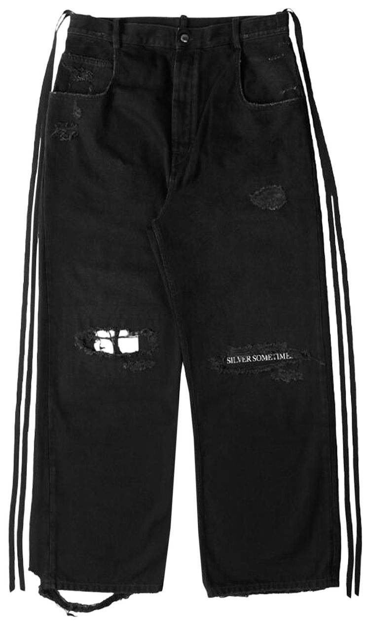 Ann Demeulemeester Olan 5 Pocket High Comfort Trousers Black
