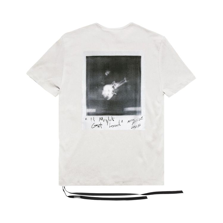 Ann Demeulemeester Dieter High Comfort It Might Get Loud T Shirt White