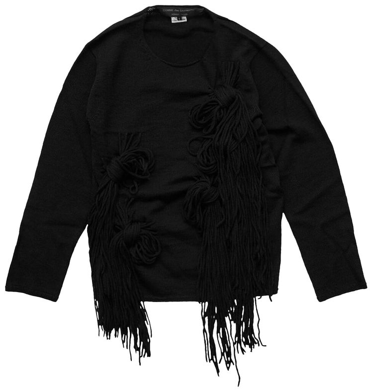 Comme des Garcons Homme Plus Bow Sweater Black