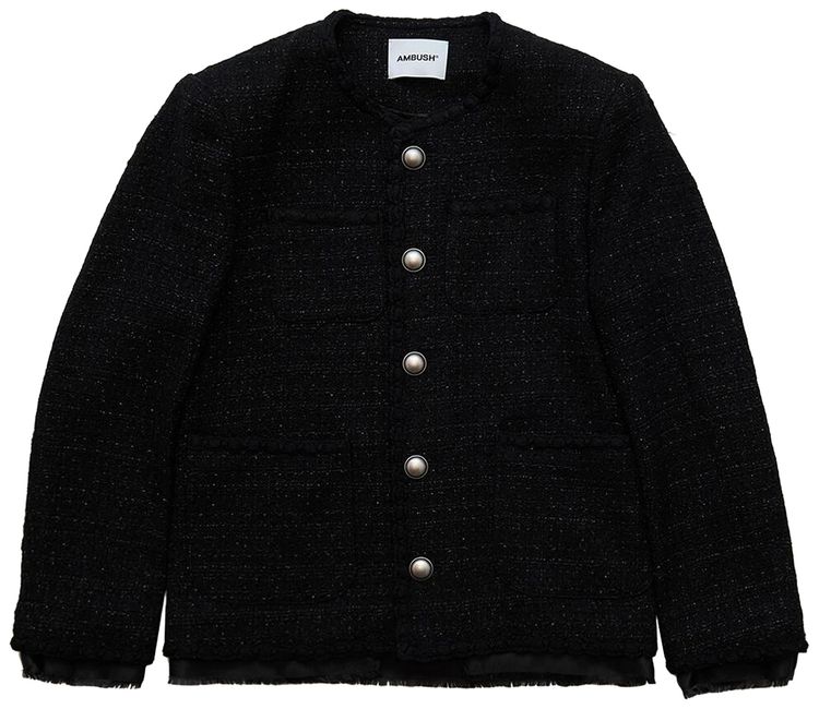 Ambush Tweed Jacket Black