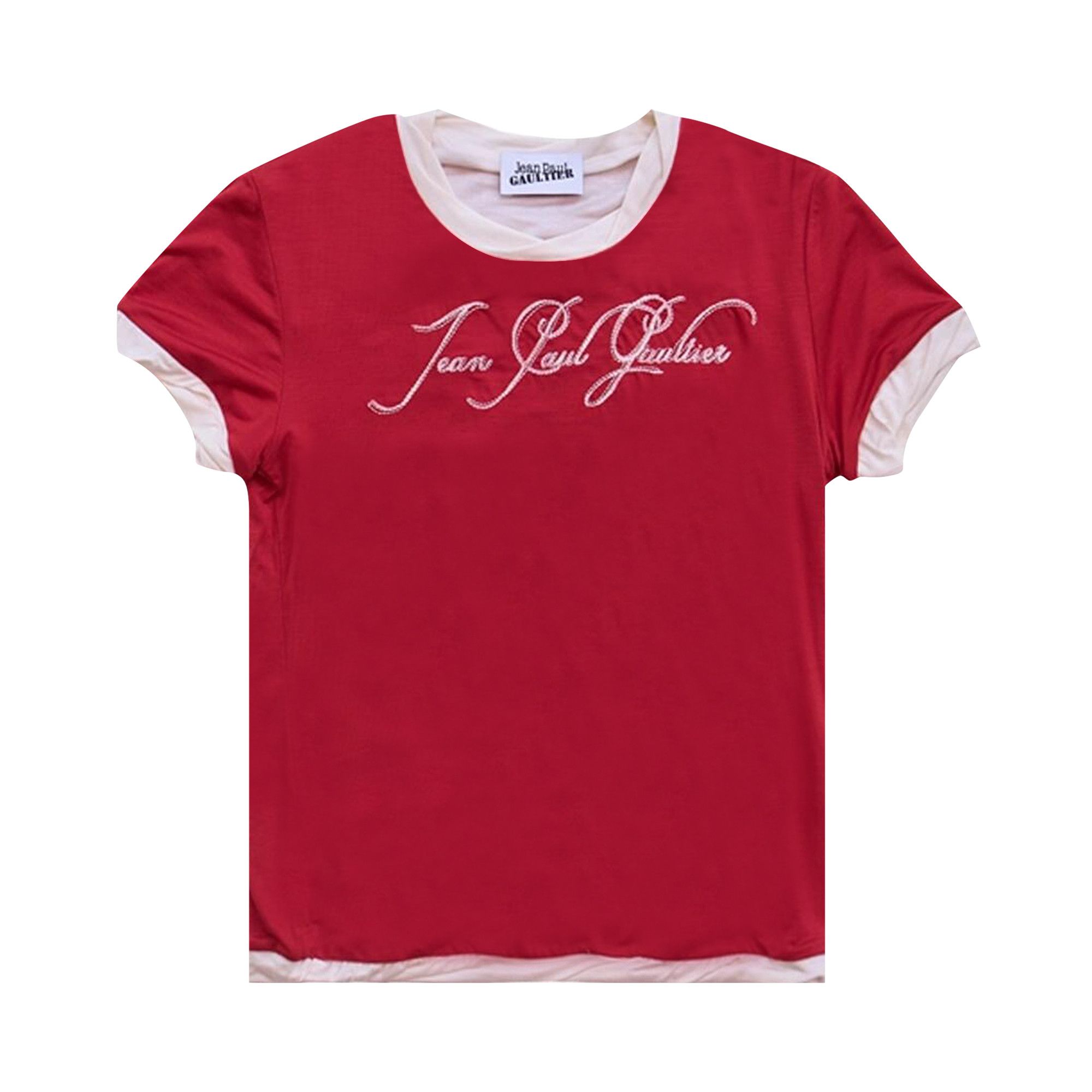 Buy Jean Paul Gaultier Tattoo T-Shirt 'Red' - 25 34 F TS111I
