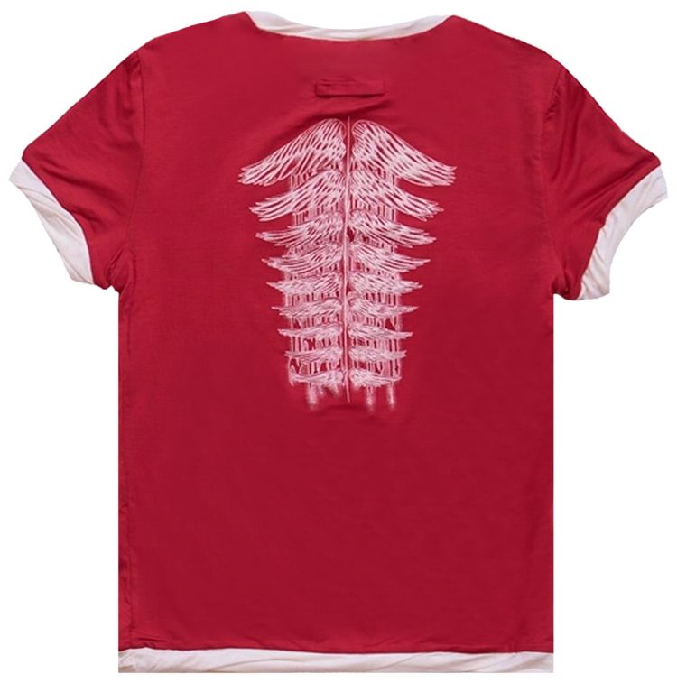 Jean Paul Gaultier Tattoo T Shirt Red