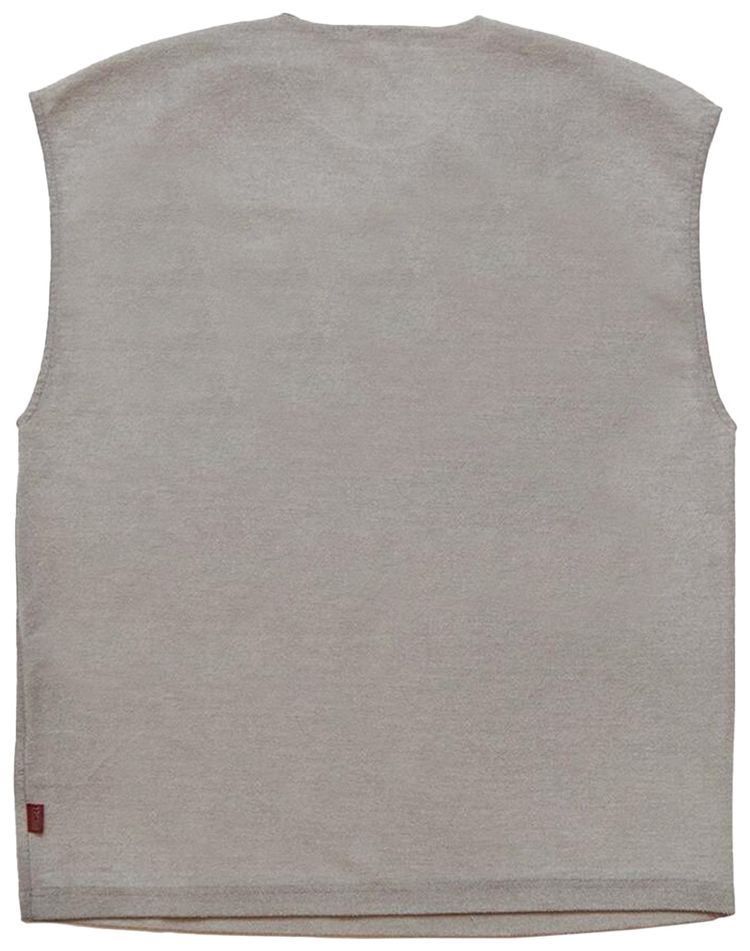 Diesel Distressed Sleeveless Top Grey