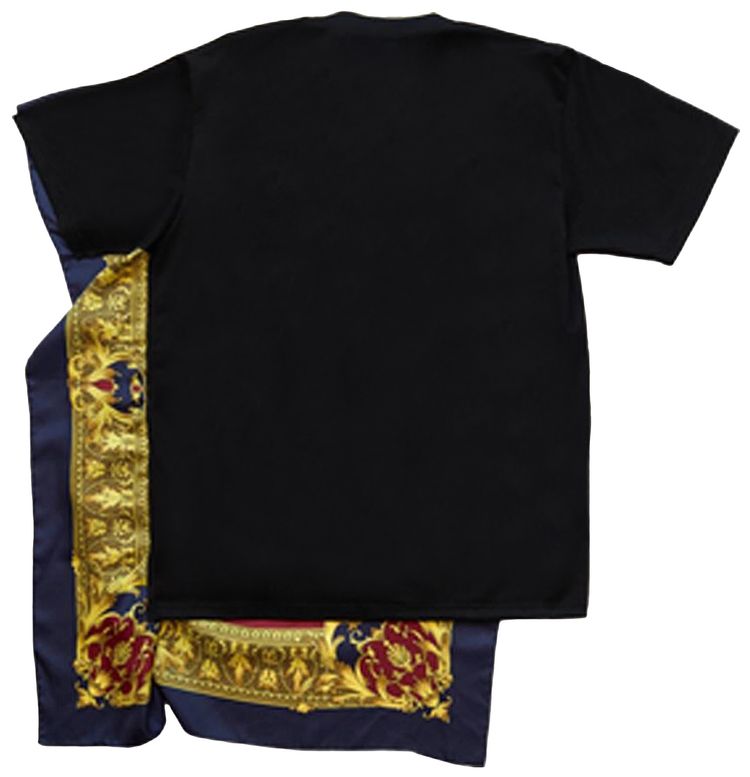 Junya Watanabe MAN Scorpions Printed Scarf Tee Black