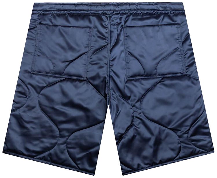 JW Anderson Quilted Shorts Blue