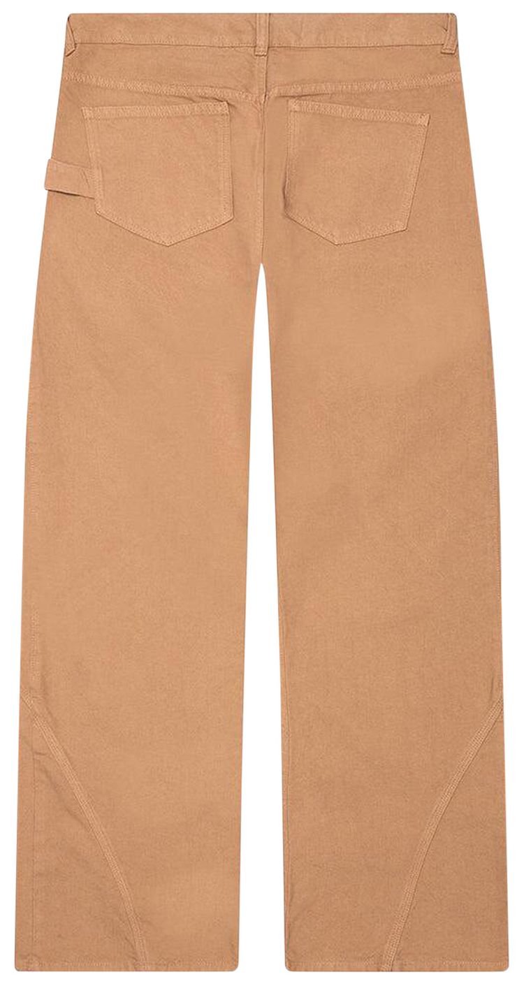 JW Anderson Twisted Workwear Trousers Natural