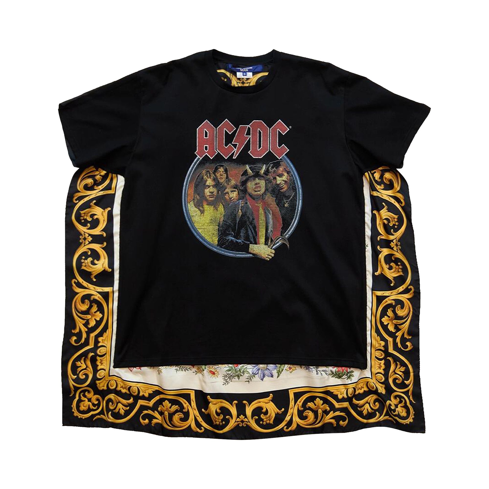 タカチョフ Junya Watanabe MAN: Black Sabbath Caped T-Shirt (Black