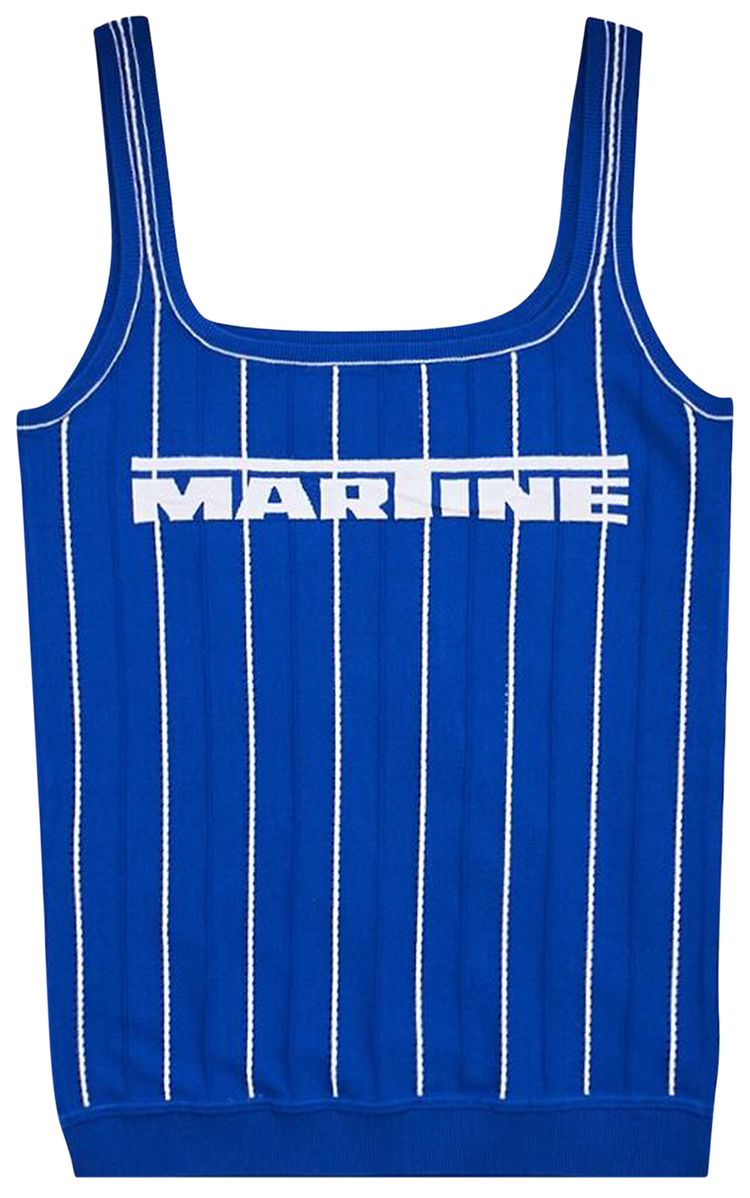 Martine Rose Logo Vest Blue