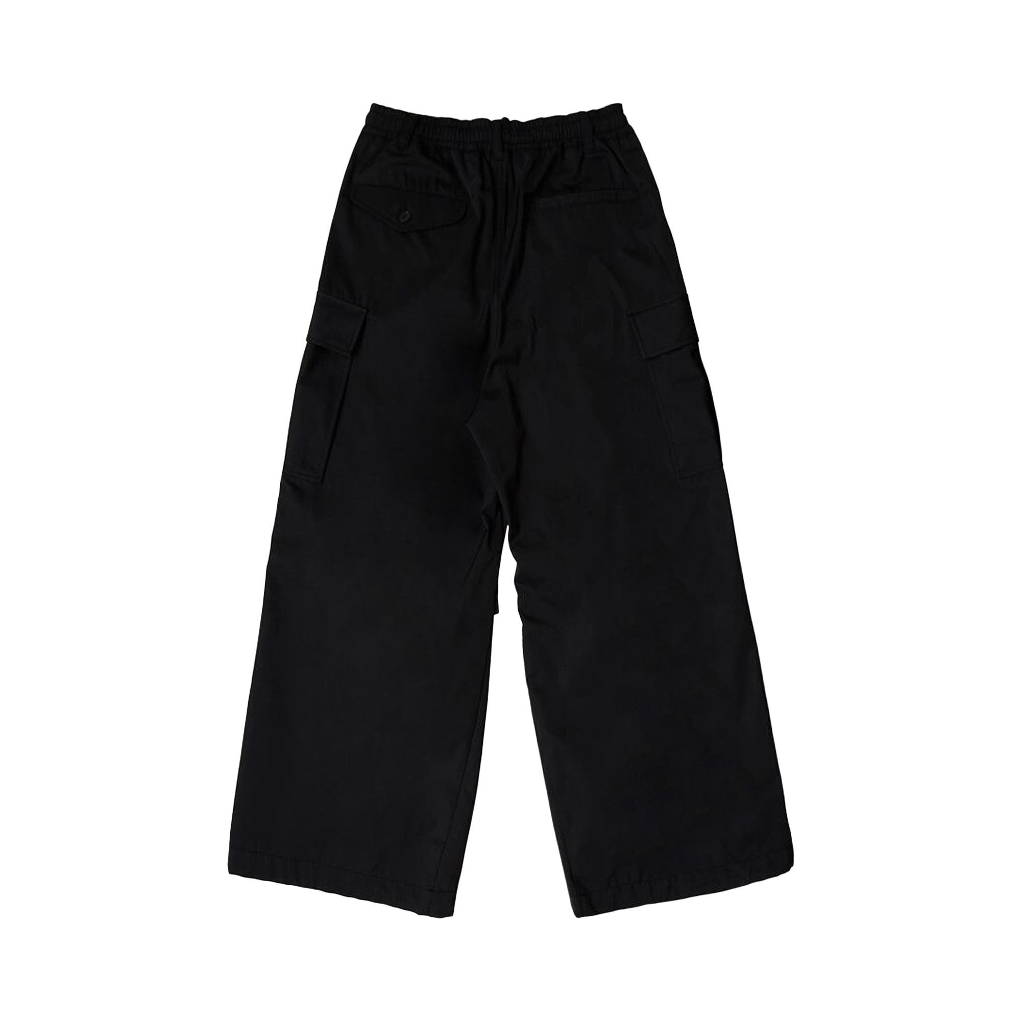 Buy Marni Taffeta Wide Leg Cargo Pants 'Black' - PUMU0247S0