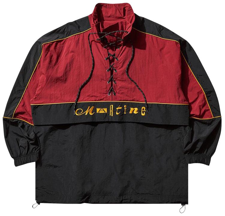 Martine Rose Lace Up Windbreaker Red