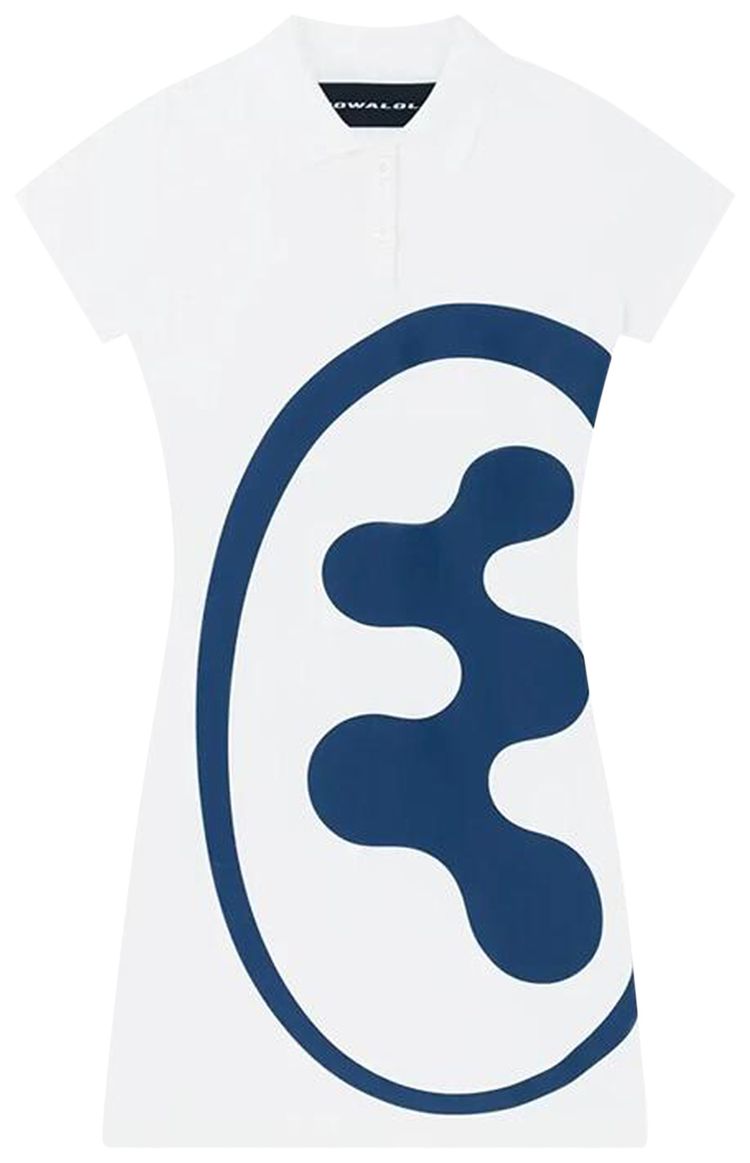 Mowalola Thong Polo Dress White