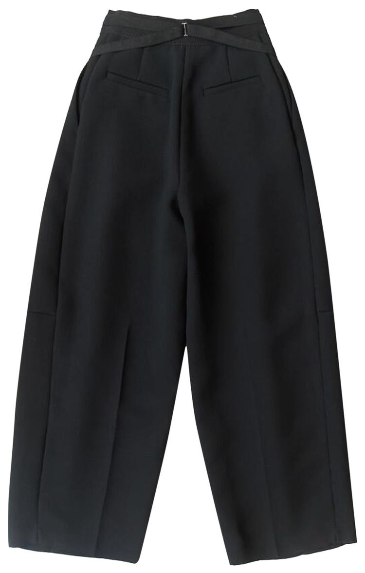 Jean Paul Gaultier Crepe Pants Black