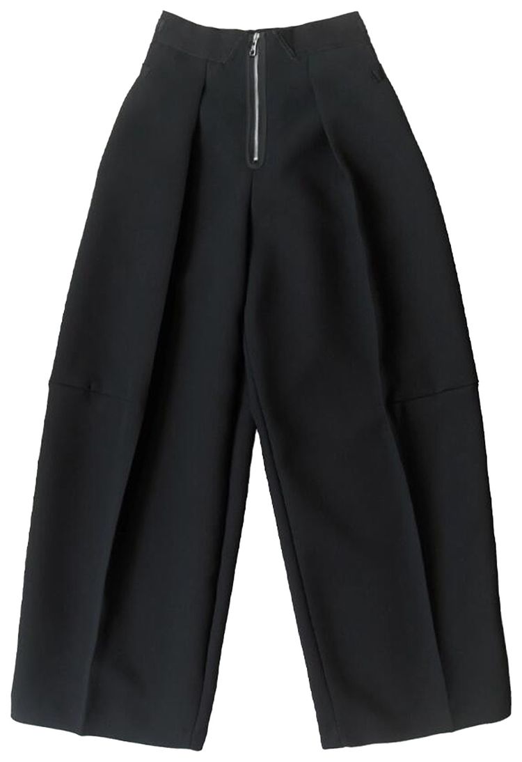 Jean Paul Gaultier Crepe Pants Black