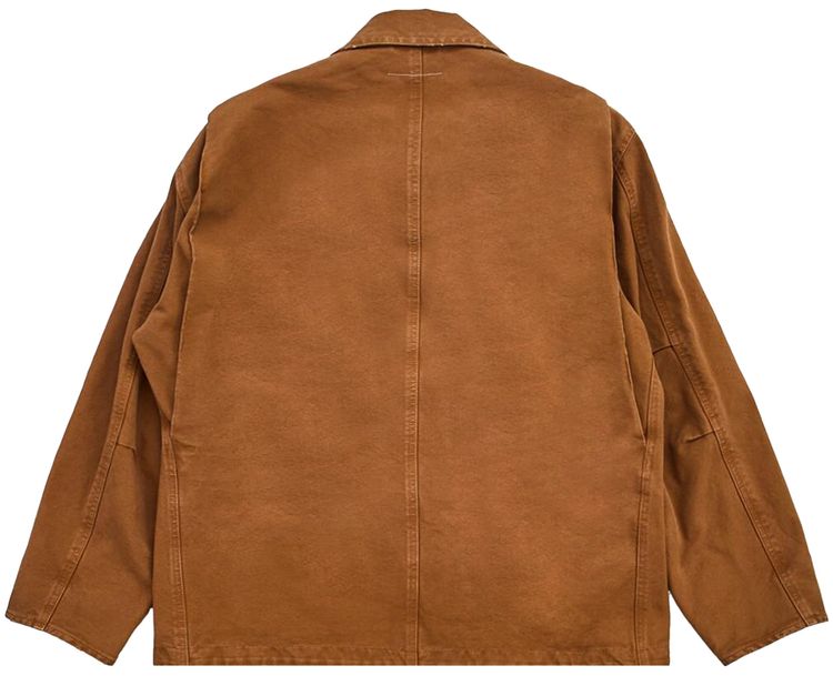 MM6 Maison Margiela Canvas Zip Up Jacket Brown