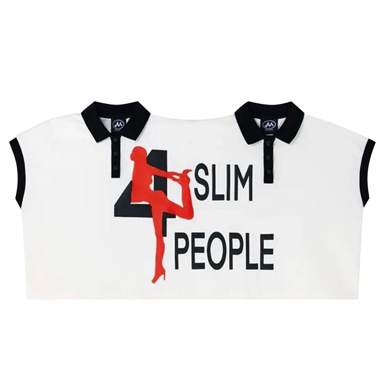 Mowalola Double Polo White