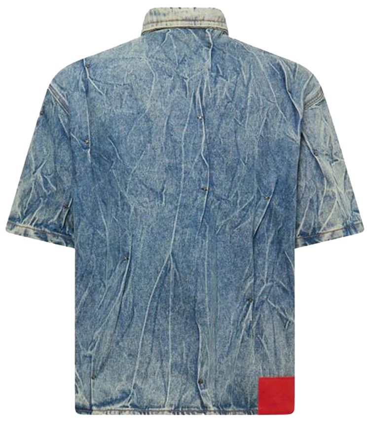 KUSIKOHC Multi Rivet Shirt Blue