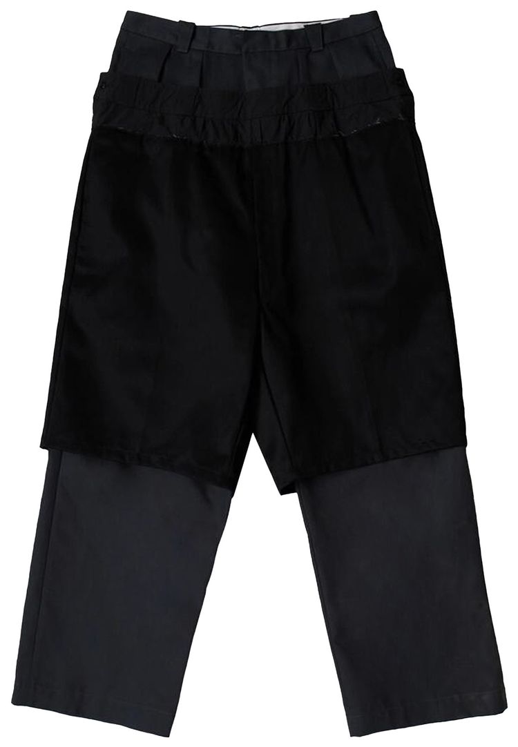 Maison Margiela Layered Trousers Grey