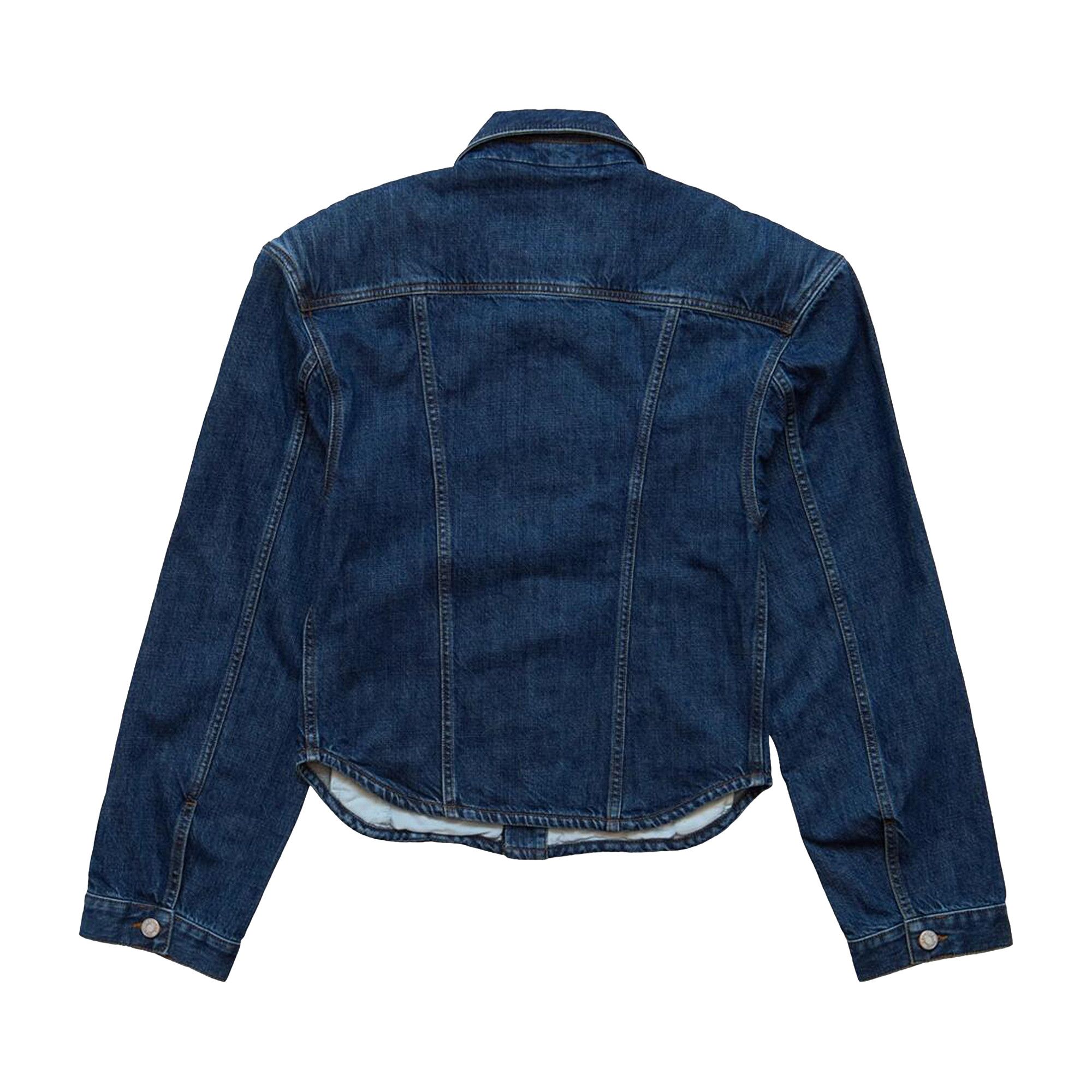 MARTINE ROSE / EXTREME SHOULDER DENIM JACKET/M/コットン/IDG/251WD08514 Buy Martine Rose Extreme Shoulder Denim Jacket 'Blue' - 251WD08514