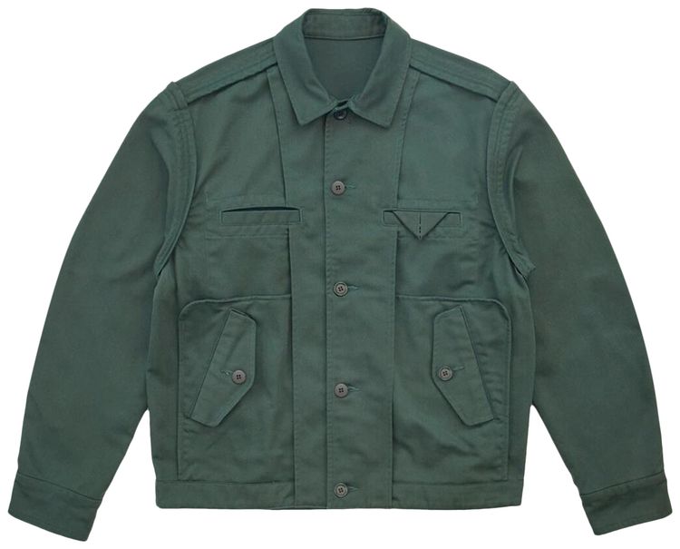 Undercover Inside Out Bomber Jacket Green