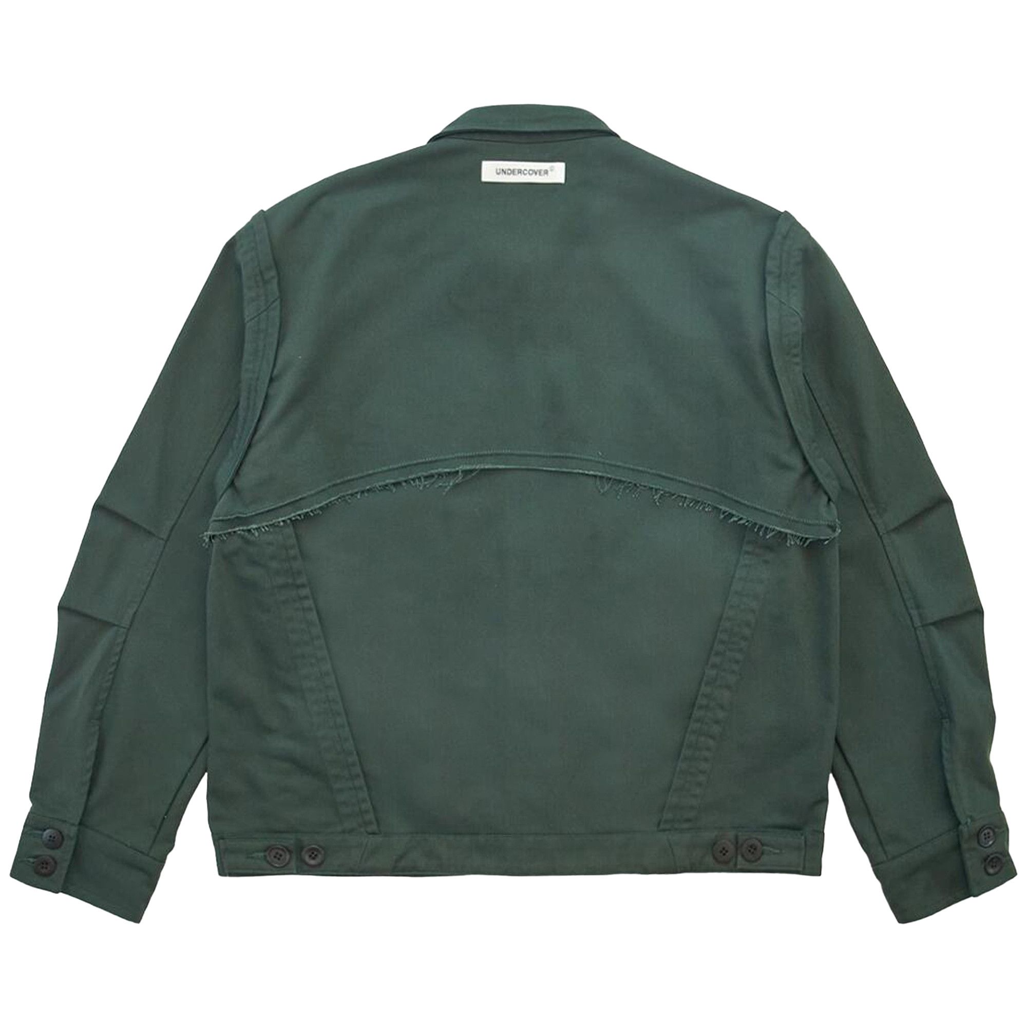 希少 UNDERCOVER LAYERED INSIDE OUT JACKET Buy Undercover Inside-Out Bomber Jacket 'Green' - UP1E4203 GREE