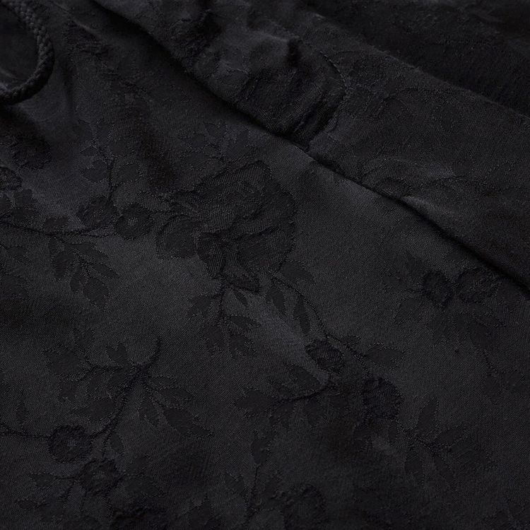 Song for the Mute Raw Lined Elasticated Shorts Black