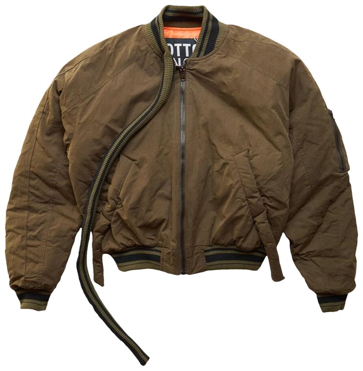 Ottolinger Strap Bomber Jacket Green