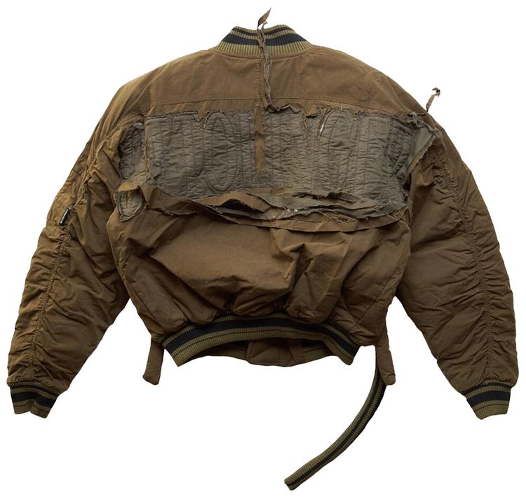 Ottolinger Strap Bomber Jacket Green