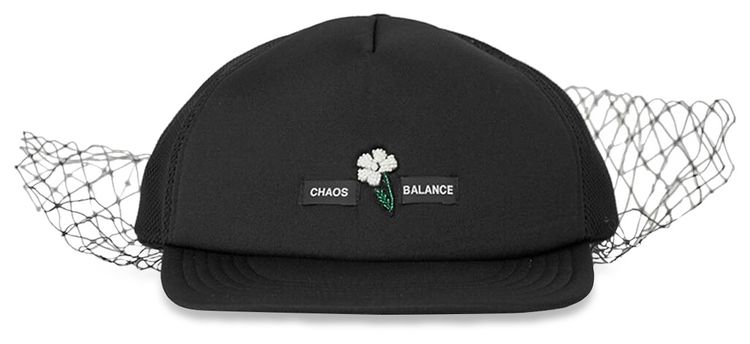 Undercover Mesh Detailing Cap Black