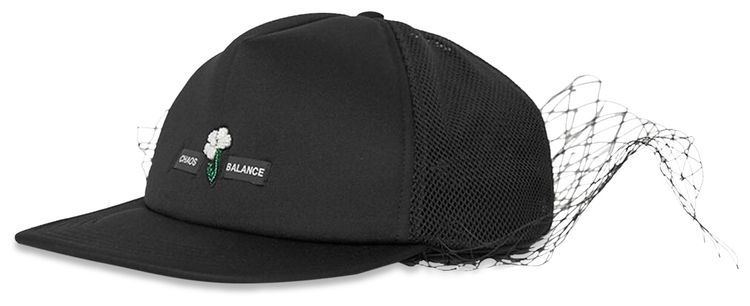 Undercover Mesh Detailing Cap Black