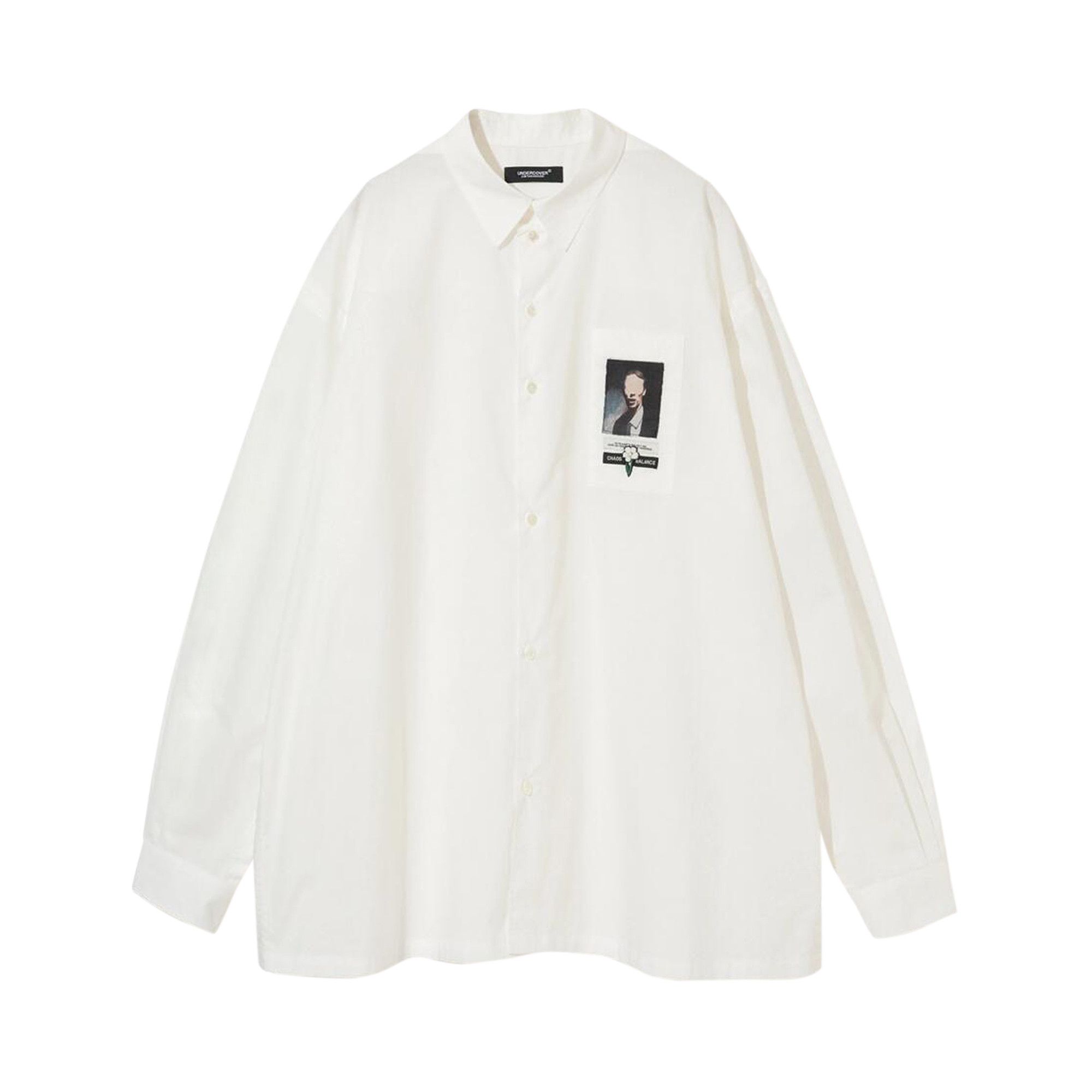 Buy Undercover Pach Long-Sleeve Shirt 'White' - UC1E4411 WHIT | GOAT