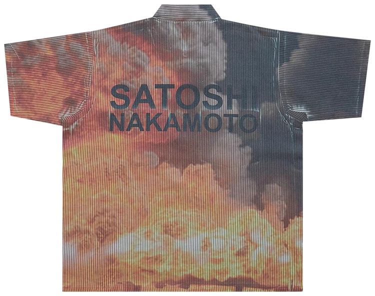Satoshi Nakamoto Weird Time Shirt Blue
