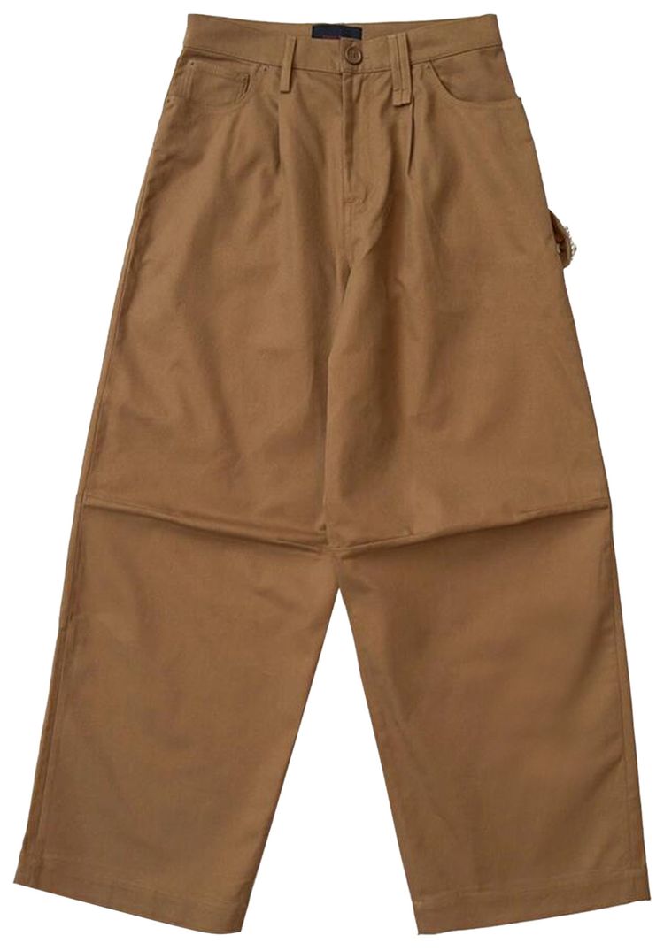 Simone Rocha Embellished Puddle Jeans Natural