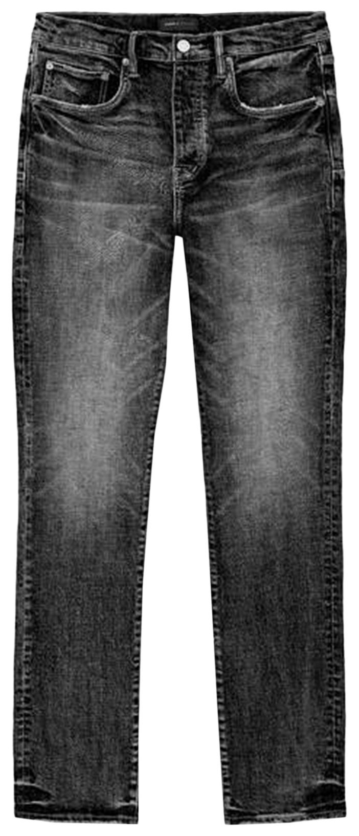 PURPLE BRAND Low Rise Skinny Jeans Black