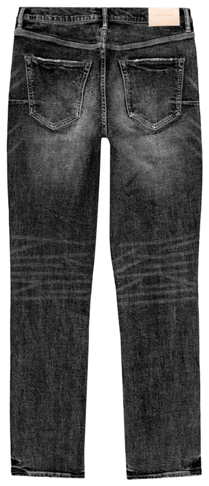 PURPLE BRAND Low Rise Skinny Jeans Black