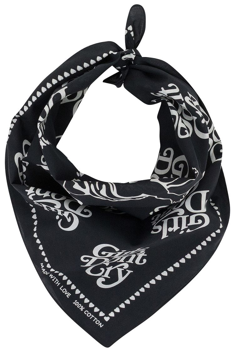 Girls Dont Cry x ComplexCon Classic Bandana Black