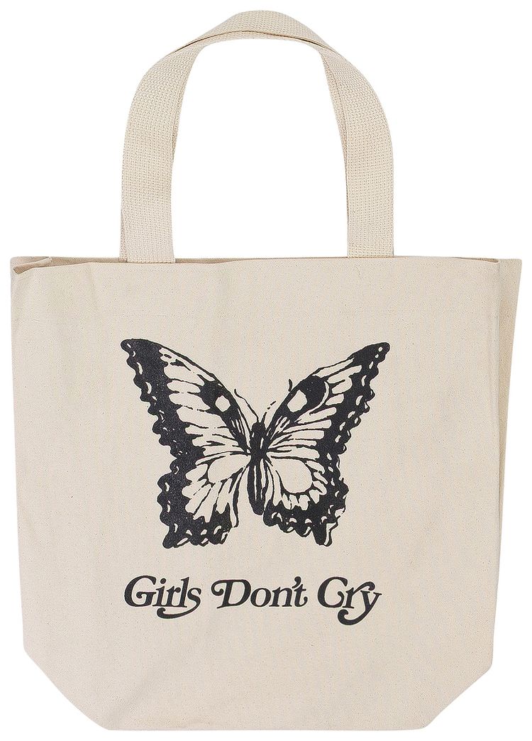 Girls Dont Cry x ComplexCon Butterfly Tote Bag Natural