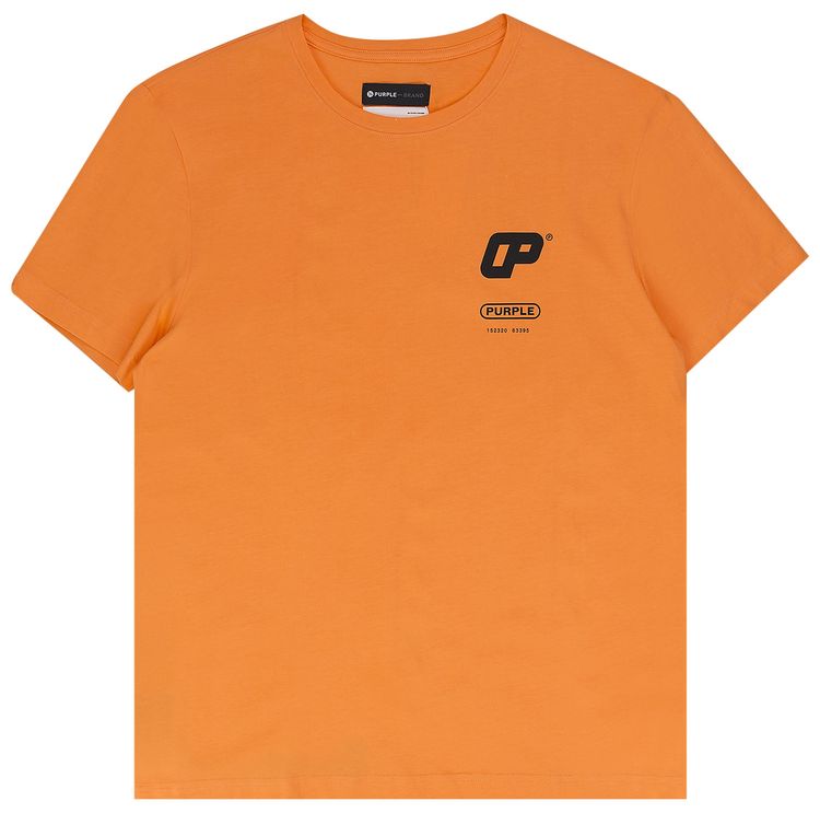 PURPLE BRAND Clean Jersey Short Sleeve Tee Orange