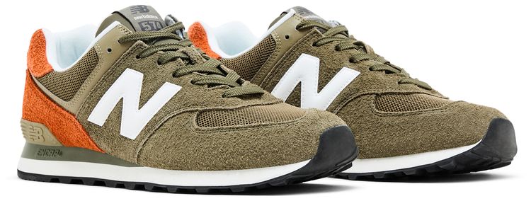 New Balance 574 Brown Orange