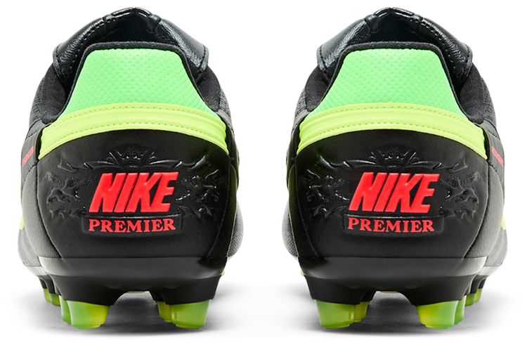 Nike Premier 3 Low FG Black Green Strike