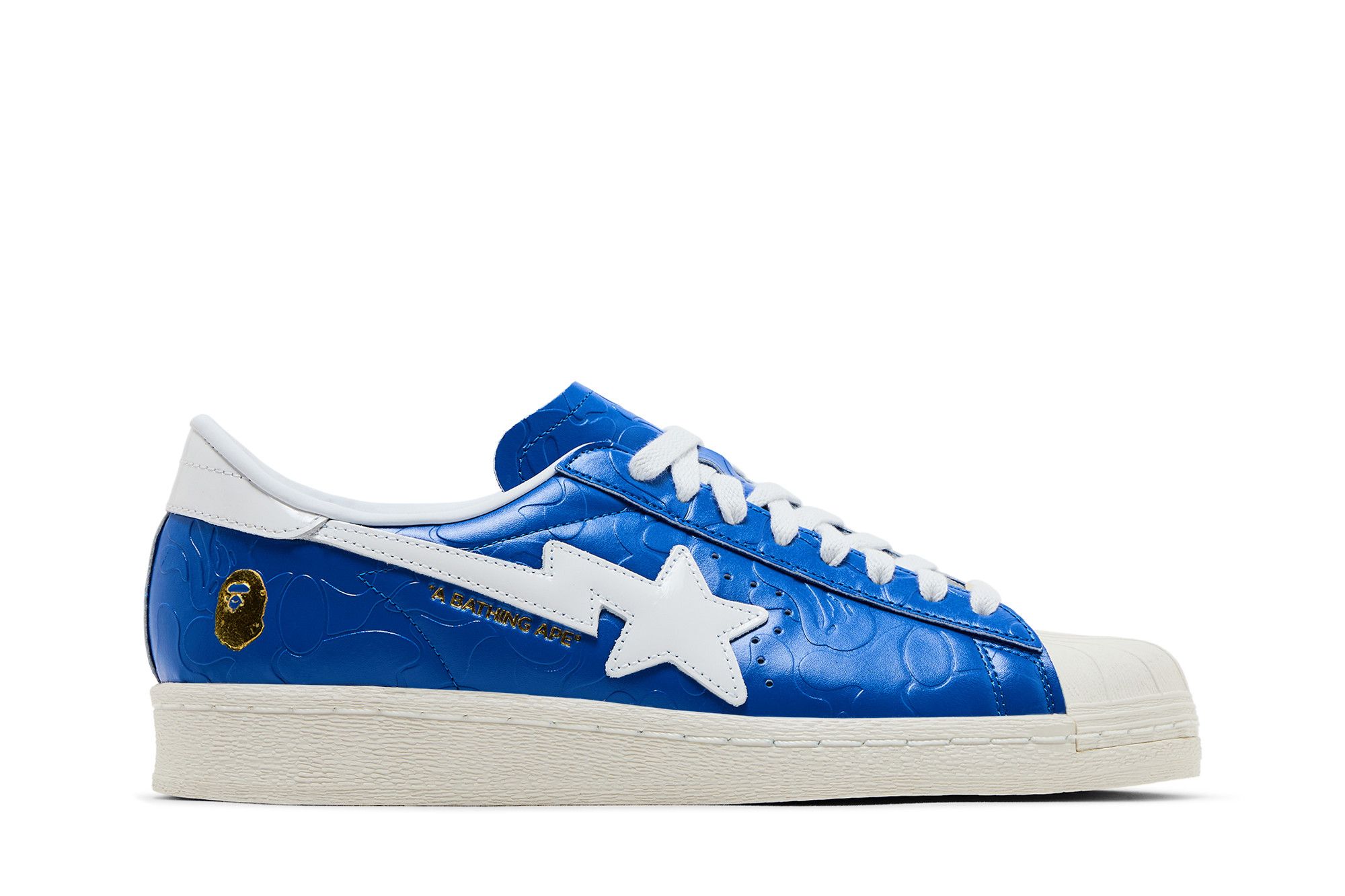 Buy BAPE x Superstar Vintage 'Blue White' - JR2702 | GOAT