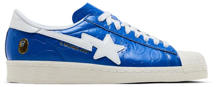 BAPE x Superstar Vintage Blue White