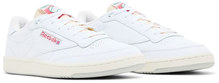 Reebok Club C 85 Vintage White Vector Red
