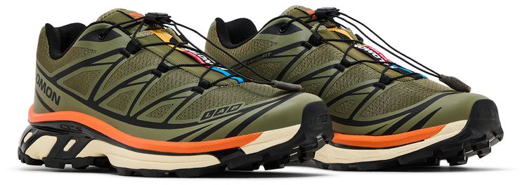 Salomon XT 6 Deep Lichen Green Marmalade