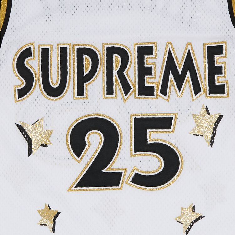 supreme basketball jersey white