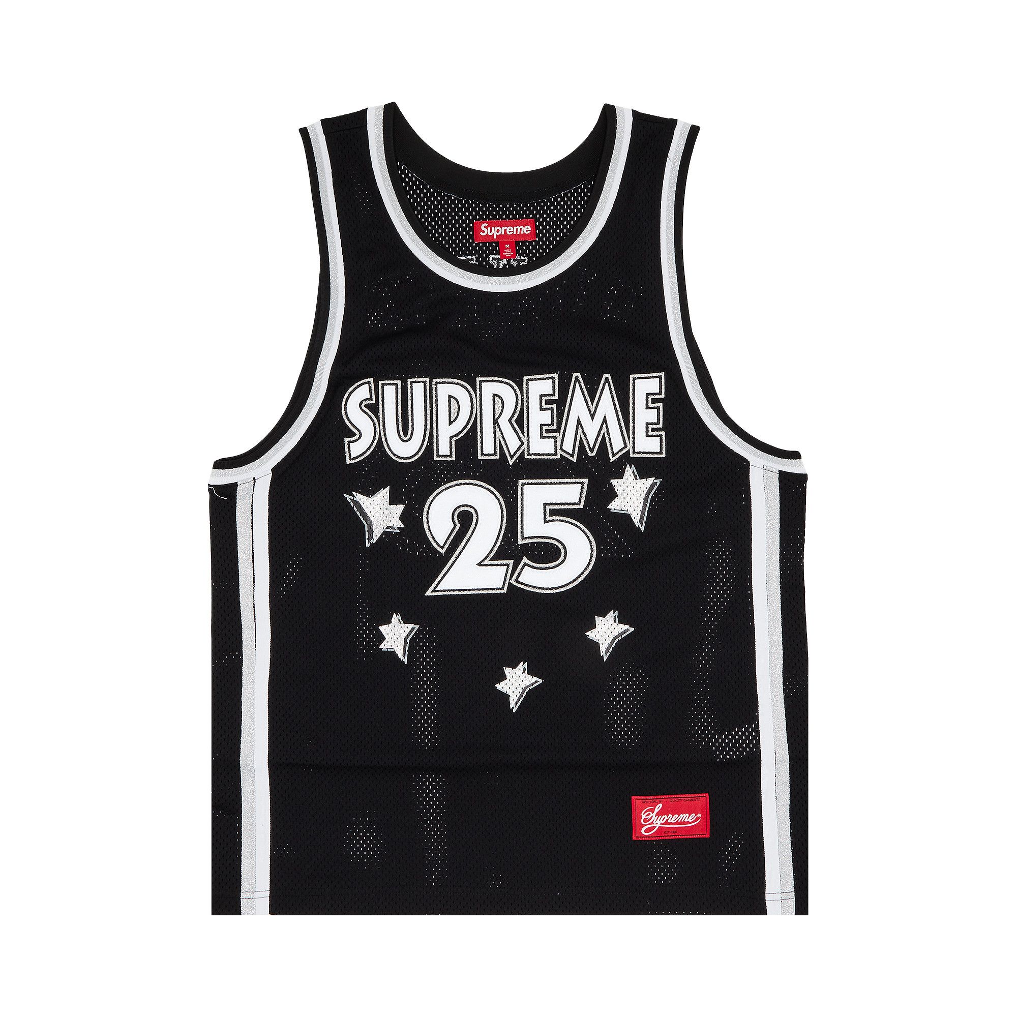 商品画像：Supreme Star Basketball Jersey Black Size XL | eBay 1