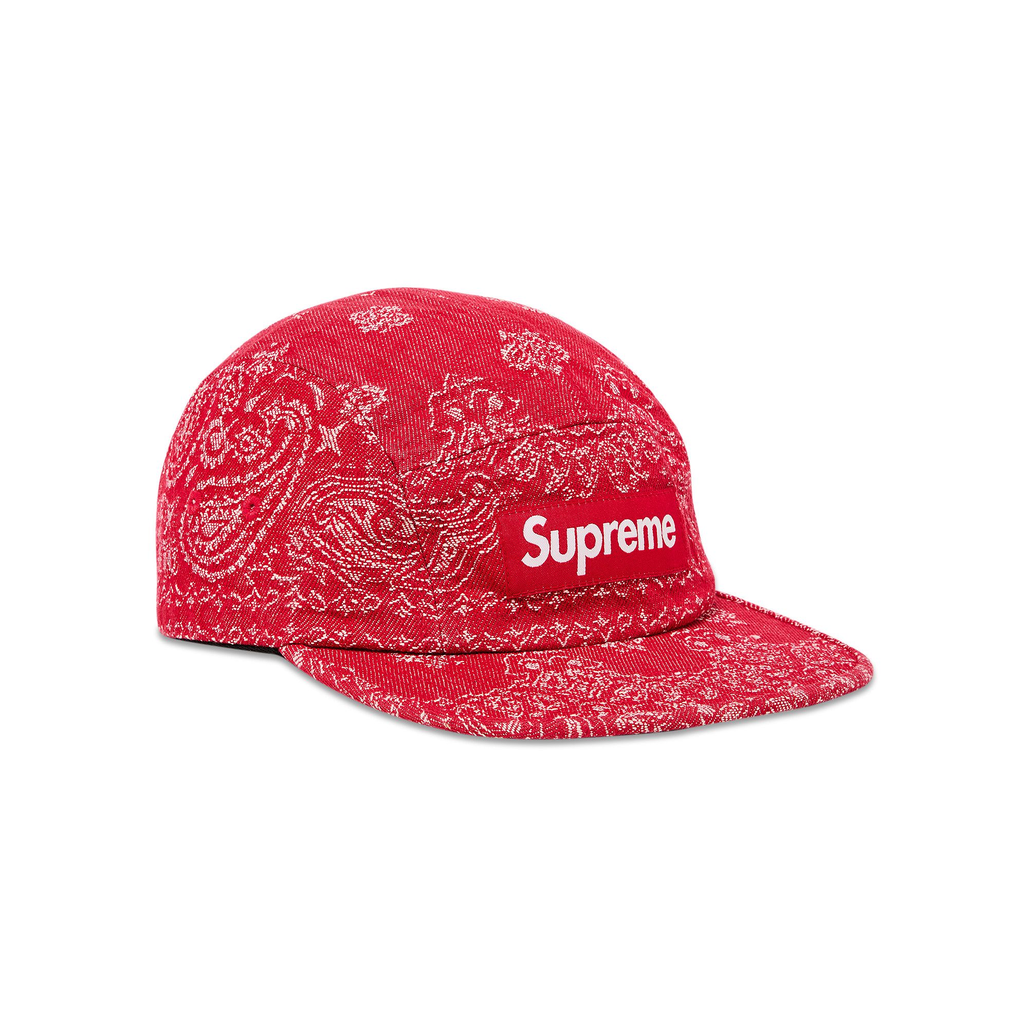 Supreme Bandana-Jacquard Denim Cap in Blue for Men | Lyst